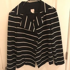 Chico’s Striped Blazer